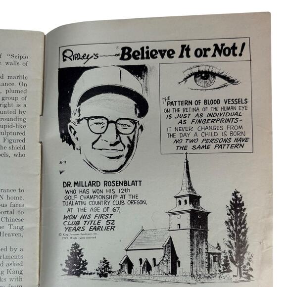 VTG 1970 Original "RIPLEY'S BELIEVE IT OR NOT! Museum" Soft Cover Book Booklet - Picture 12 of 12